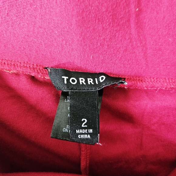 Torrid Maxi Chiffon Floral Skirt Size 2X Undershort Pink EUC - Picture 5 of 5